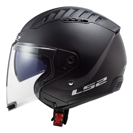 Casco jet LS2 OF600 Copter Solid Matt Black - Micasco.es - Tu tienda de cascos de moto