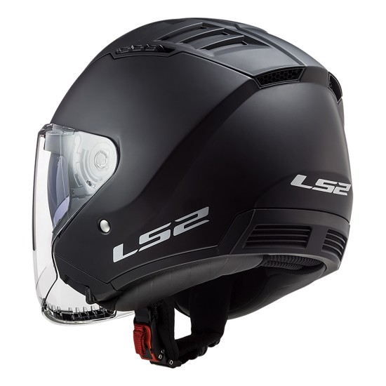 Casco jet LS2 OF600 Copter Solid Matt Black - Micasco.es - Tu tienda de cascos de moto