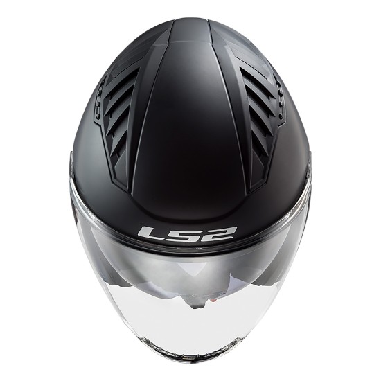 Casco jet LS2 OF600 Copter Solid Matt Black - Micasco.es - Tu tienda de cascos de moto