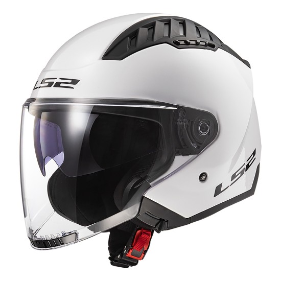 Casco jet LS2 OF600 Copter Solid White - Micasco.es - Tu tienda de cascos de moto