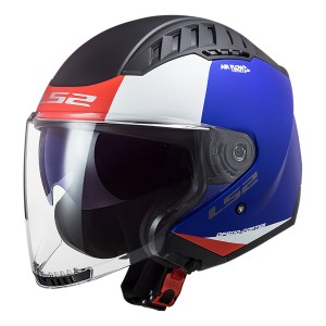 Casco jet LS2 OF600 Copter Urbane Matt Blue Red - Micasco.es Casco jet LS2 OF600 Copter Urbane Matt Blue Red - Micasco.es - Tu tienda de cascos de moto