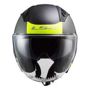 Casco jet LS2 OF600 Copter Urbane Black HV Yellow - Micasco.es Casco jet LS2 OF600 Copter Urbane Black HV Yellow - Micasco.es - Tu tienda de cascos de moto