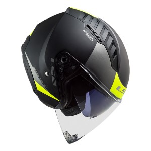 Casco jet LS2 OF600 Copter Urbane Black HV Yellow - Micasco.es Casco jet LS2 OF600 Copter Urbane Black HV Yellow - Micasco.es - Tu tienda de cascos de moto