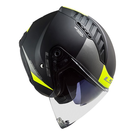 Casco jet LS2 OF600 Copter Urbane Black HV Yellow - Micasco.es Casco jet LS2 OF600 Copter Urbane Black HV Yellow - Micasco.es - Tu tienda de cascos de moto