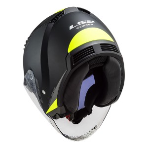 Casco jet LS2 OF600 Copter Urbane Black HV Yellow - Micasco.es Casco jet LS2 OF600 Copter Urbane Black HV Yellow - Micasco.es - Tu tienda de cascos de moto