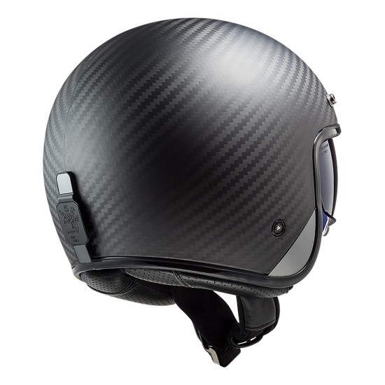 Casco jet LS2 OF601 BOB Carbono - Micasco.es - Tu tienda de cascos de moto