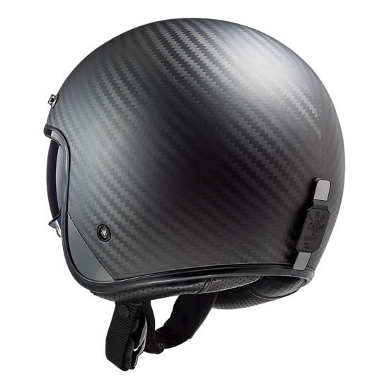 Casco jet LS2 OF601 BOB Carbono - Micasco.es - Tu tienda de cascos de moto