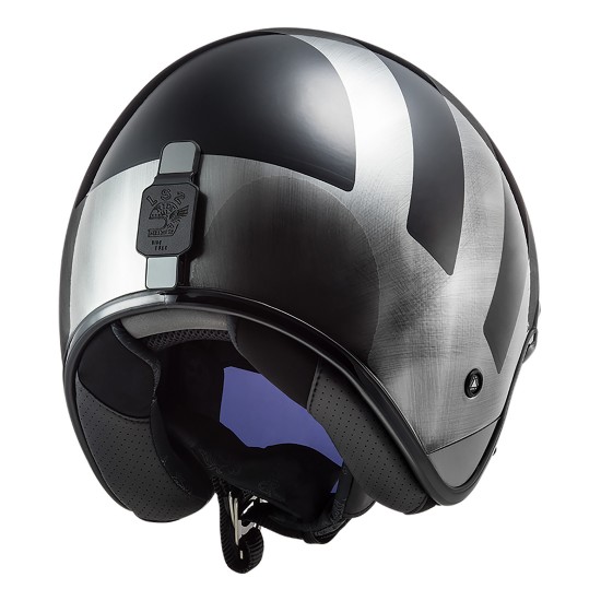 Casco jet LS2 OF601 BOB Lines Black Jeans - Micasco.es - Tu tienda de cascos de moto