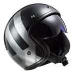 Casco jet LS2 OF601 BOB Lines Black Jeans - Micasco.es - Tu tienda de cascos de moto