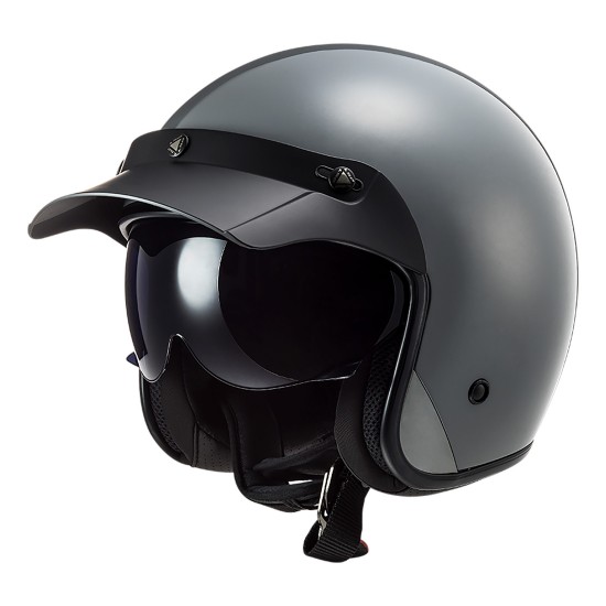 Casco jet LS2 OF601 BOB Solid Nardo Grey - Micasco.es - Tu tienda de cascos de moto