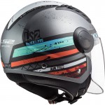 Casco jet LS2 Helmets OF562 AIRFLOW L RONNIE Matt Silver Blue - Micasco.es Casco jet LS2 Helmets OF562 AIRFLOW L RONNIE Matt Silver Blue - Micasco.es - Tu tienda de cascos de moto