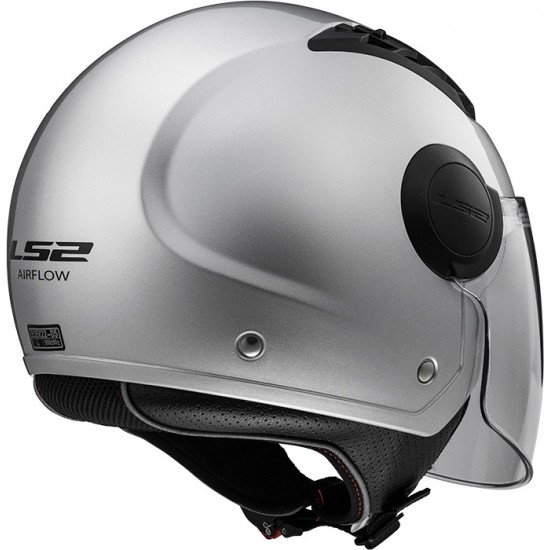 Casco jet LS2 Helmets OF562 AIRFLOW L SOLID Silver - Micasco.es - Tu tienda de cascos de moto