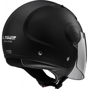 Casco jet LS2 Helmets OF562 AIRFLOW L SOLID Matt Black - Micasco.es - Tu tienda de cascos de moto