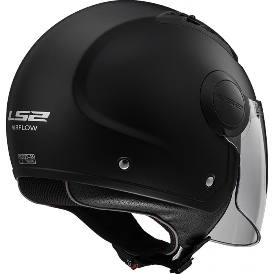 Casco jet LS2 Helmets OF562 AIRFLOW L SOLID Matt Black - Micasco.es Casco jet LS2 Helmets OF562 AIRFLOW L SOLID Matt Black - Micasco.es - Tu tienda de cascos de moto