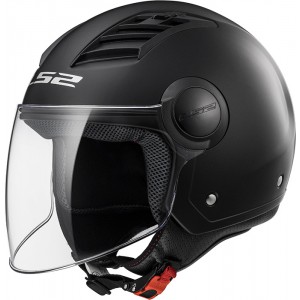 Casco jet LS2 Helmets OF562 AIRFLOW L SOLID Matt Black - Micasco.es - Tu tienda de cascos de moto