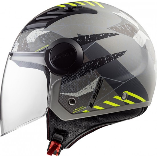 Casco jet LS2 Helmets OF562 AIRFLOW L CAMO Matt Titanium Yellow - Micasco.es Casco jet LS2 Helmets OF562 AIRFLOW L CAMO Matt Titanium Yellow - Micasco.es - Tu tienda de cascos de moto