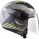 Casco jet LS2 Helmets OF562 AIRFLOW L CAMO Matt Titanium Yellow - Micasco.es Casco jet LS2 Helmets OF562 AIRFLOW L CAMO Matt Titanium Yellow - Micasco.es - Tu tienda de cascos de moto