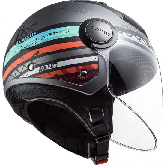 Casco jet LS2 Helmets OF562 AIRFLOW L RONNIE Matt Silver Blue - Micasco.es Casco jet LS2 Helmets OF562 AIRFLOW L RONNIE Matt Silver Blue - Micasco.es - Tu tienda de cascos de moto