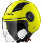 Casco jet LS2 Helmets OF562 AIRFLOW L SOLID Matt H-V Yellow - Micasco.es - Tu tienda de cascos de moto