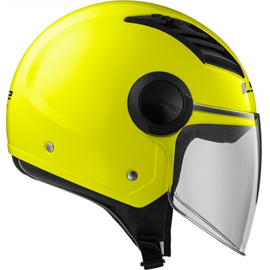 Casco jet LS2 Helmets OF562 AIRFLOW L SOLID Matt H-V Yellow - Micasco.es Casco jet LS2 Helmets OF562 AIRFLOW L SOLID Matt H-V Yellow - Micasco.es - Tu tienda de cascos de moto