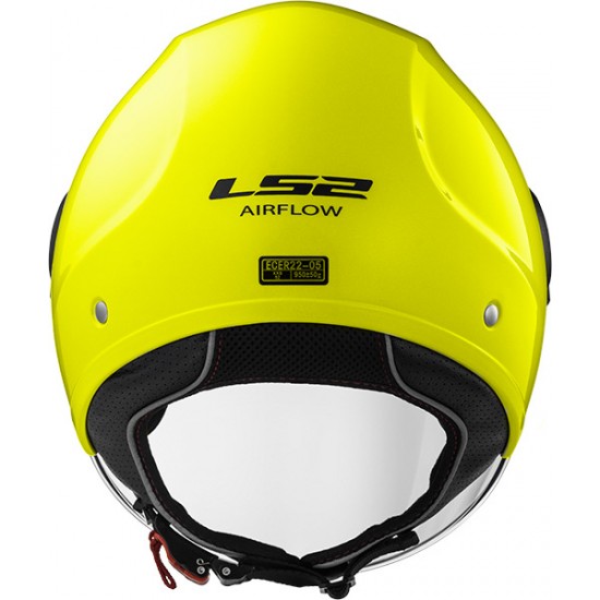 Casco jet LS2 Helmets OF562 AIRFLOW L SOLID Matt H-V Yellow - Micasco.es Casco jet LS2 Helmets OF562 AIRFLOW L SOLID Matt H-V Yellow - Micasco.es - Tu tienda de cascos de moto