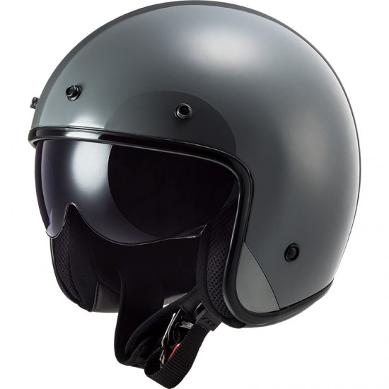 Casco jet LS2 OF601 BOB Solid Nardo Grey - Micasco.es - Tu tienda de cascos de moto