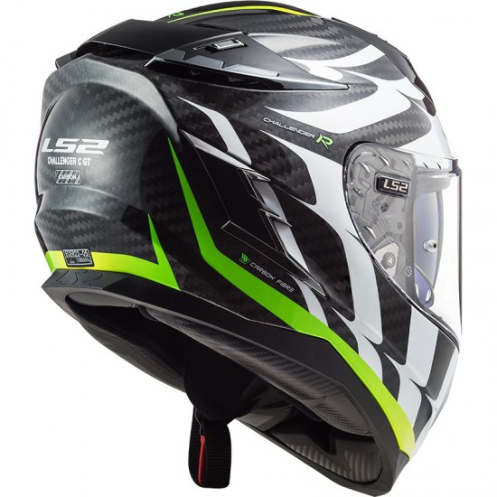 Casco integral LS2 FF327 Challenger C FLAMES White HV Yellow - Micasco.es Casco integral LS2 FF327 Challenger C FLAMES White HV Yellow - Micasco.es - Tu tienda de cascos de moto