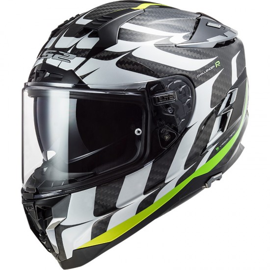 Casco integral LS2 FF327 Challenger C FLAMES White HV Yellow - Micasco.es Casco integral LS2 FF327 Challenger C FLAMES White HV Yellow - Micasco.es - Tu tienda de cascos de moto
