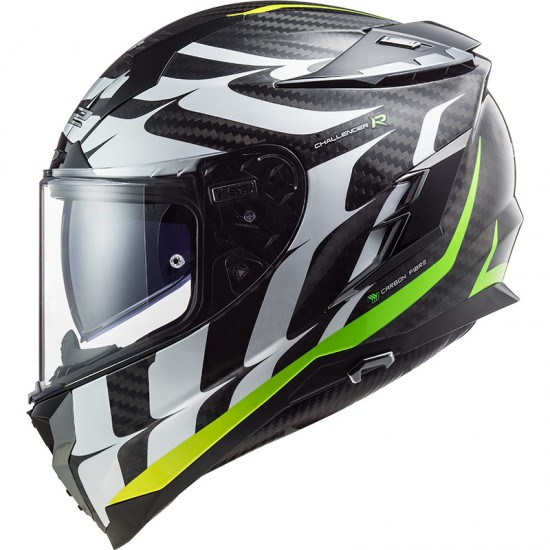 Casco integral LS2 FF327 Challenger C FLAMES White HV Yellow - Micasco.es Casco integral LS2 FF327 Challenger C FLAMES White HV Yellow - Micasco.es - Tu tienda de cascos de moto