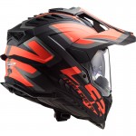 LS2 MX701 EXPLORER HPFC Alter Matt Black Fluo Orange - Micasco.es - Tu tienda de cascos de moto