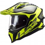 LS2 MX701 EXPLORER HPFC Alter Matt Black HV Yellow - Micasco.es - Tu tienda de cascos de moto