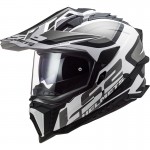 LS2 MX701 EXPLORER HPFC Alter Matt Black White - Micasco.es - Tu tienda de cascos de moto