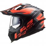 LS2 MX701 EXPLORER HPFC Alter Matt Black Fluo Orange - Micasco.es - Tu tienda de cascos de moto