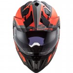 LS2 MX701 EXPLORER HPFC Alter Matt Black Fluo Orange - Micasco.es - Tu tienda de cascos de moto