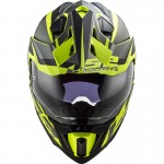 LS2 MX701 EXPLORER HPFC Alter Matt Black HV Yellow - Micasco.es - Tu tienda de cascos de moto