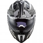 LS2 MX701 EXPLORER HPFC Alter Matt Black White - Micasco.es LS2 MX701 EXPLORER HPFC Alter Matt Black White - Micasco.es - Tu tienda de cascos de moto