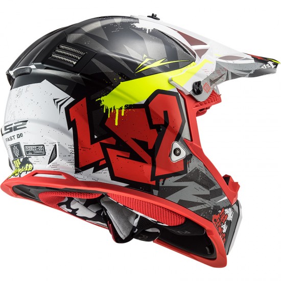 SUPEROFERTA Casco cross/enduro LS2 Helmets MX437 FAST EVO Crusher Black Red - Micasco.es SUPEROFERTA Casco cross/enduro LS2 Helmets MX437 FAST EVO Crusher Black Red - Micasco.es - Tu tienda de cascos de moto