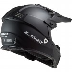 Casco cross/enduro LS2 Helmets MX437 FAST EVO Solid Matt Black - Micasco.es - Tu tienda de cascos de moto