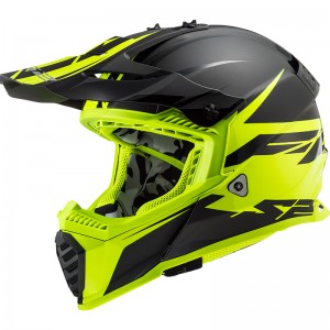 Casco cross/enduro LS2 Helmets MX437 FAST EVO Roar Matt Black HV Yellow - Micasco.es Casco cross/enduro LS2 Helmets MX437 FAST EVO Roar Matt Black HV Yellow - Micasco.es - Tu tienda de cascos de moto