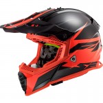 Casco cross/enduro LS2 Helmets MX437 FAST EVO Roar Matt Black Red - Micasco.es - Tu tienda de cascos de moto