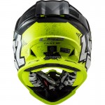 Casco cross/enduro LS2 Helmets MX437 FAST EVO Crusher Black HV Yellow - Micasco.es - Tu tienda de cascos de moto