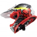 SUPEROFERTA Casco cross/enduro LS2 Helmets MX437 FAST EVO Crusher Black Red