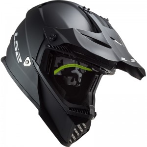 Casco cross/enduro LS2 Helmets MX437 FAST EVO Solid Matt Black - Micasco.es - Tu tienda de cascos de moto
