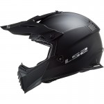 Casco cross/enduro LS2 Helmets MX437 FAST EVO Solid Matt Black - Micasco.es - Tu tienda de cascos de moto