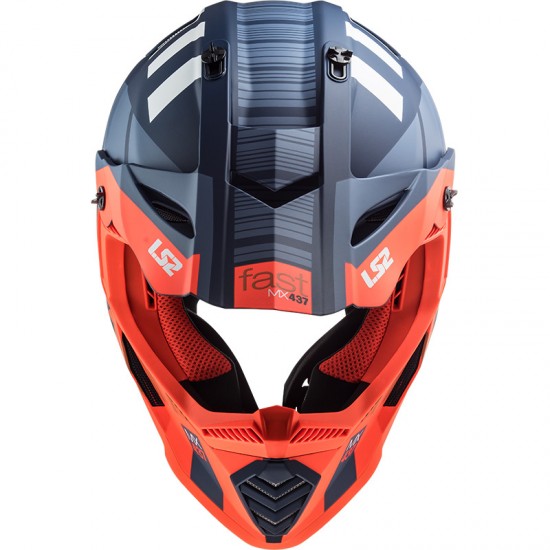 Casco cross/enduro LS2 Helmets MX437 FAST EVO Xcode Matt Fluo Orange Blue - Micasco.es Casco cross/enduro LS2 Helmets MX437 FAST EVO Xcode Matt Fluo Orange Blue - Micasco.es - Tu tienda de cascos de moto