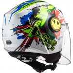 Casco INFANTIL LS2 OF602 FUNNY Croco White - Micasco.es - Tu tienda de cascos de moto