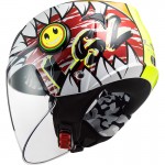 Casco INFANTIL LS2 OF602 FUNNY Crunch White HV Yellow - Micasco.es Casco INFANTIL LS2 OF602 FUNNY Crunch White HV Yellow - Micasco.es - Tu tienda de cascos de moto