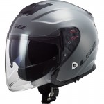 Casco jet LS2 Helmets OF521 INFINITY SOLID Nardo Grey - Micasco.es - Tu tienda de cascos de moto