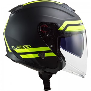 Casco jet LS2 Helmets OF521 INFINITY Hyper Matt Titanium HV Yellow - Micasco.es Casco jet LS2 Helmets OF521 INFINITY Hyper Matt Titanium HV Yellow - Micasco.es - Tu tienda de cascos de moto