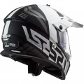 SUPEROFERTA Casco offroad LS2 Helmets MX436 PIONEER EVO Evolve Matt Black White